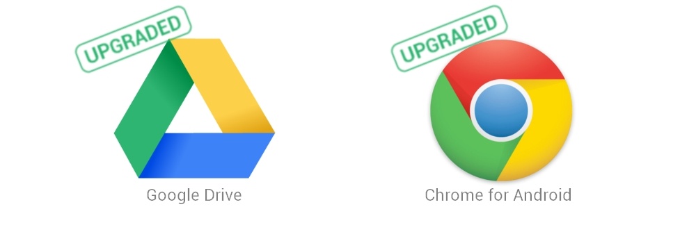 Google Play Store: aggiornati Google Drive e Chrome