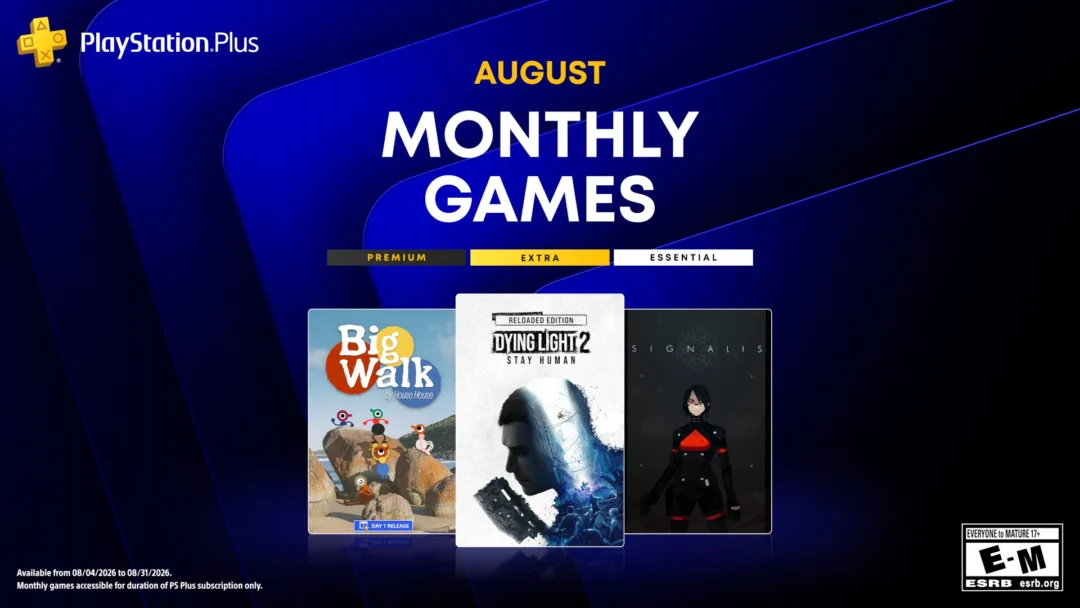 Giochi PlayStation Plus agosto 2026: Dying Light 2, Big Walk e Signalis